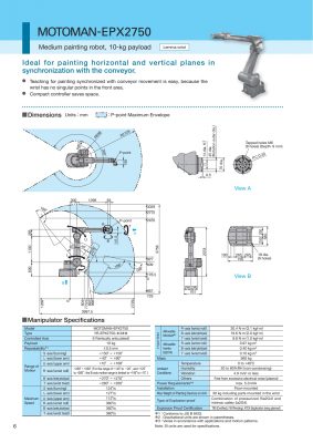 Robot sơn yaskawa EPX
