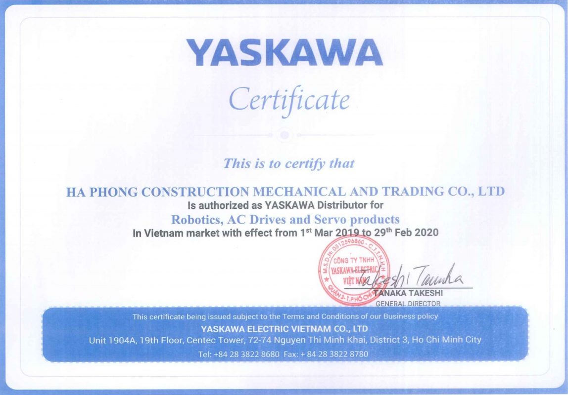 Đại lý biến tần Yaskawa